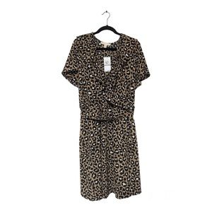 Michael Kors NWT (1X) Cheetah Wrap Dress